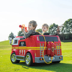 24V Freddo Fire Truck 2-Seater Ride On