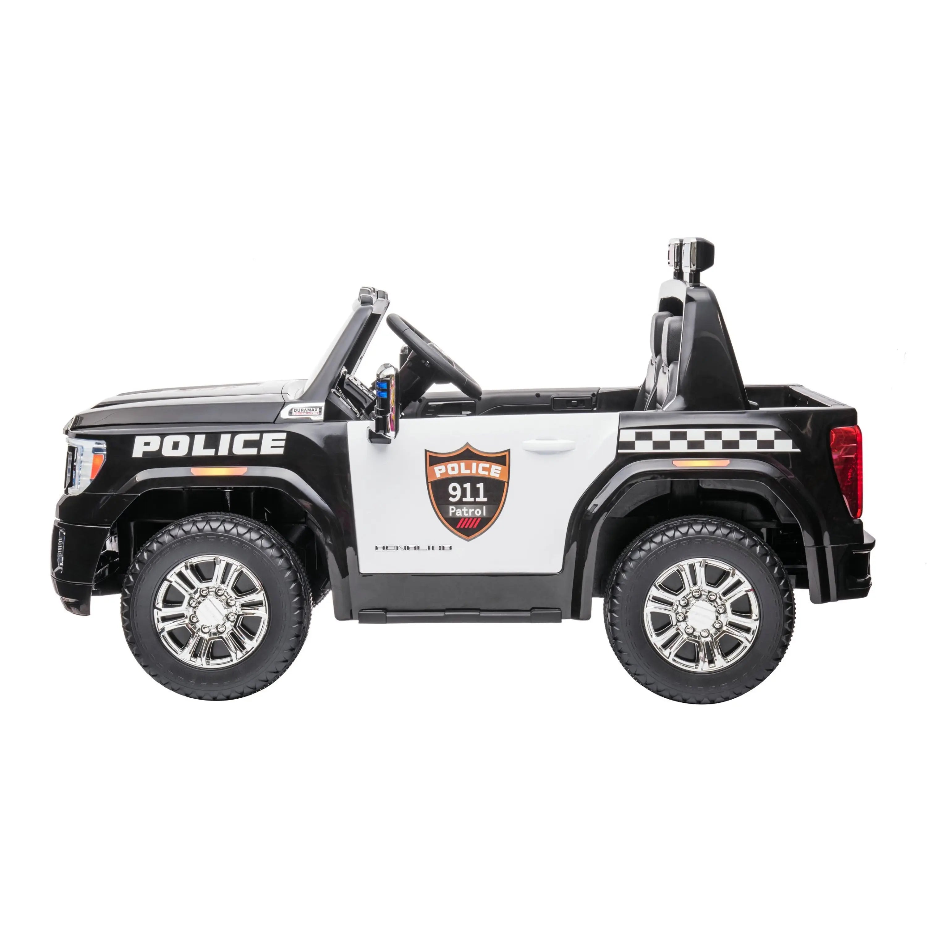  Freddo 24V GMC Sierra Denali 2 Seater Police Ride-on Truck - Police - Bonton
