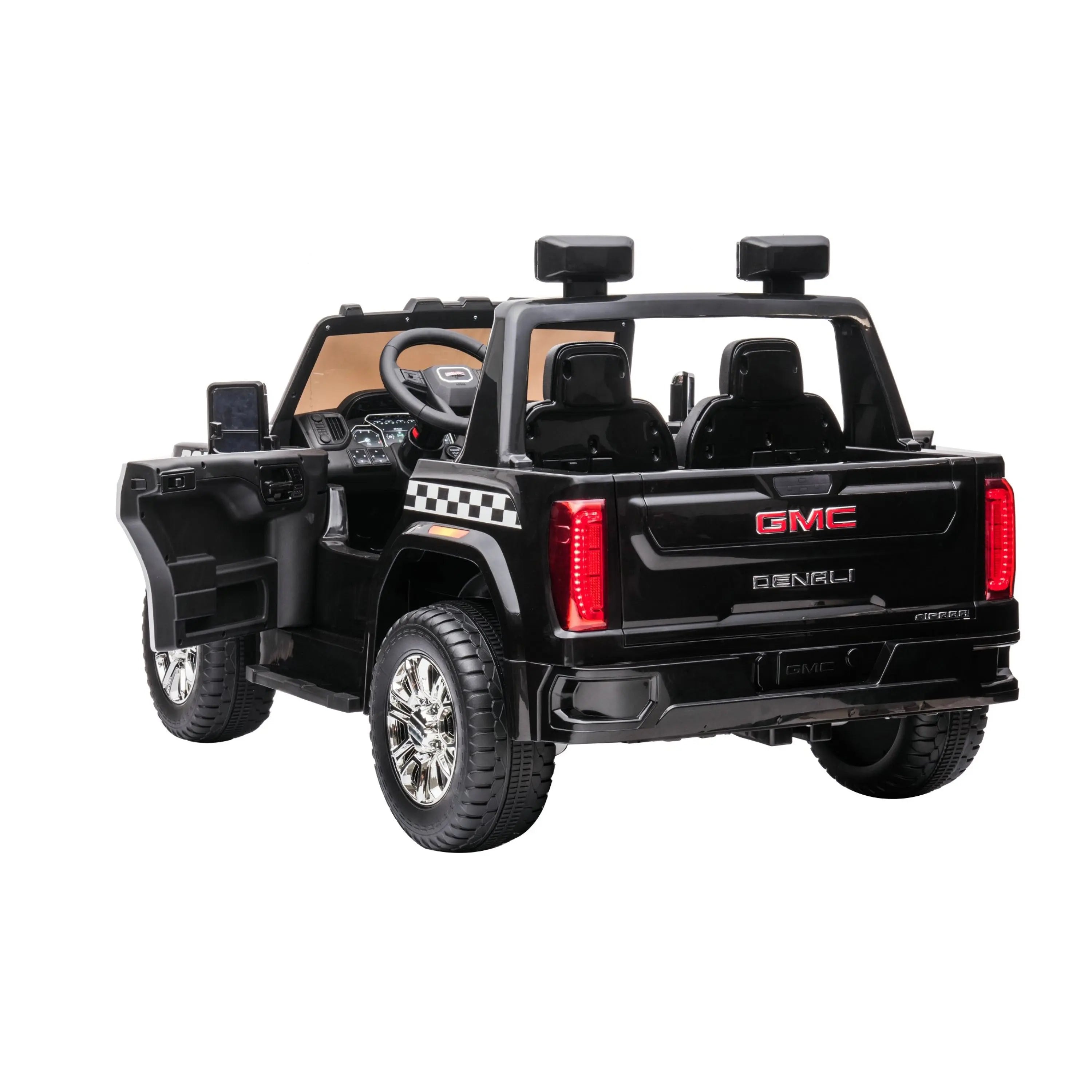  Freddo 24V GMC Sierra Denali 2 Seater Police Ride-on Truck - Police - Bonton