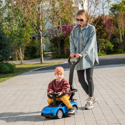 Lamborghini 3-in-1 Kids Push Ride on Toy Car