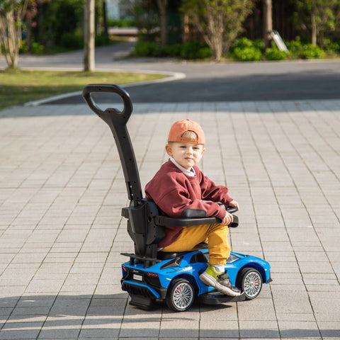 Lamborghini 3-in-1 Kids Push Ride on Toy Car