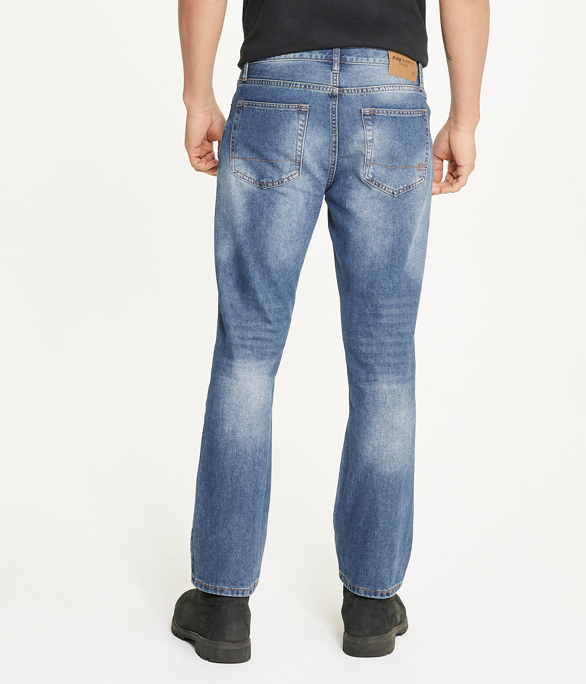  Indigo Wash Rigid Slim Boot Cut Jean - Dark Wash - Bonton