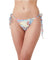 Women's Recycled Summer Printed Bikini Bottom with Drawstrings 4