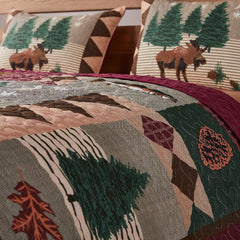 Moose Lodge Quilt Set