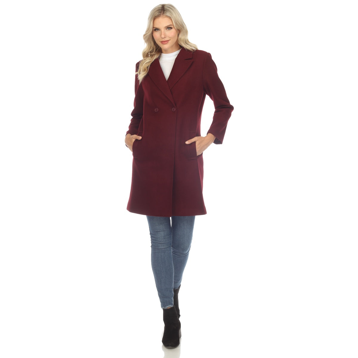  White Mark Women's Classic Walker Coat - Small - Bonton