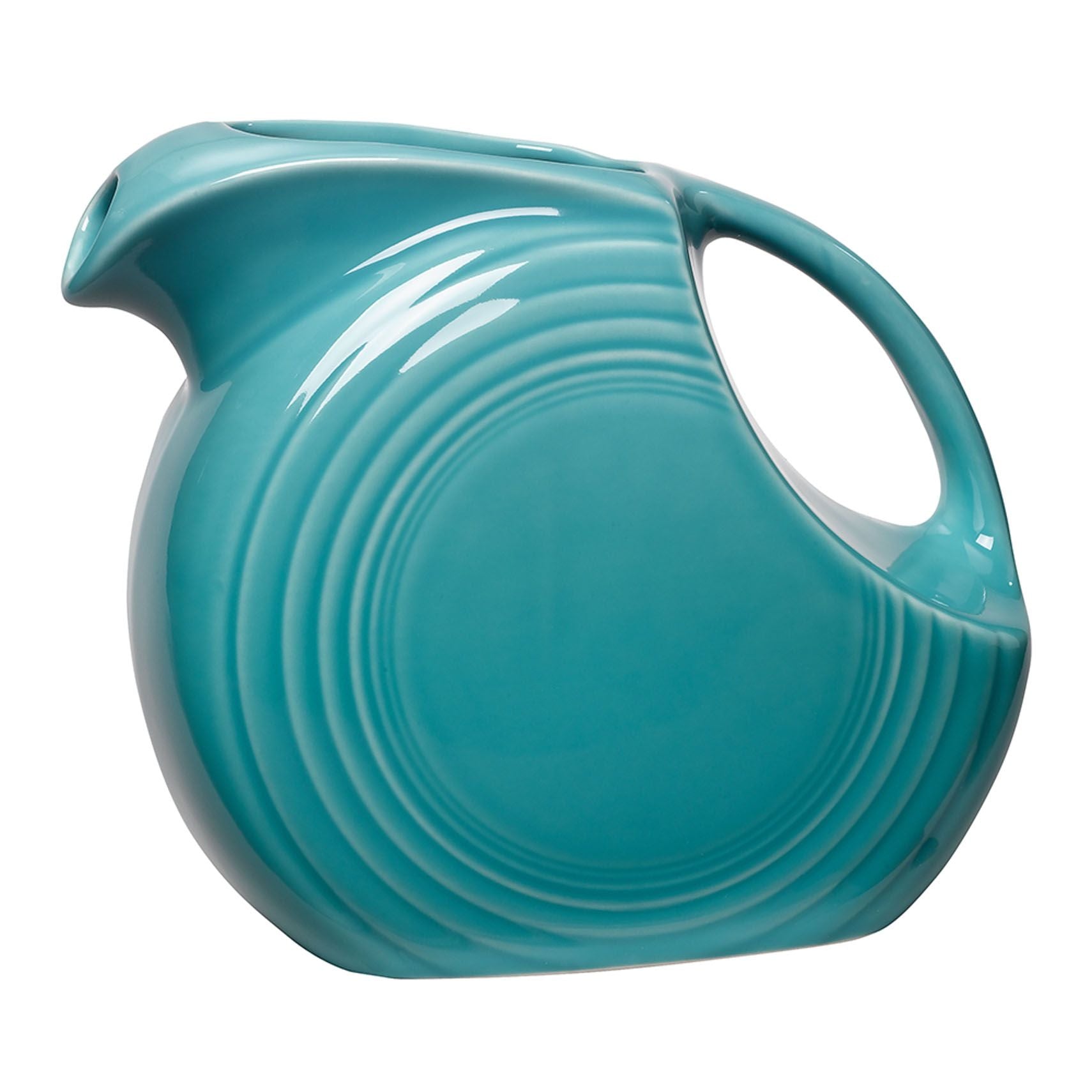  Fiesta Disk Large Pitcher - Turquoise - Bonton