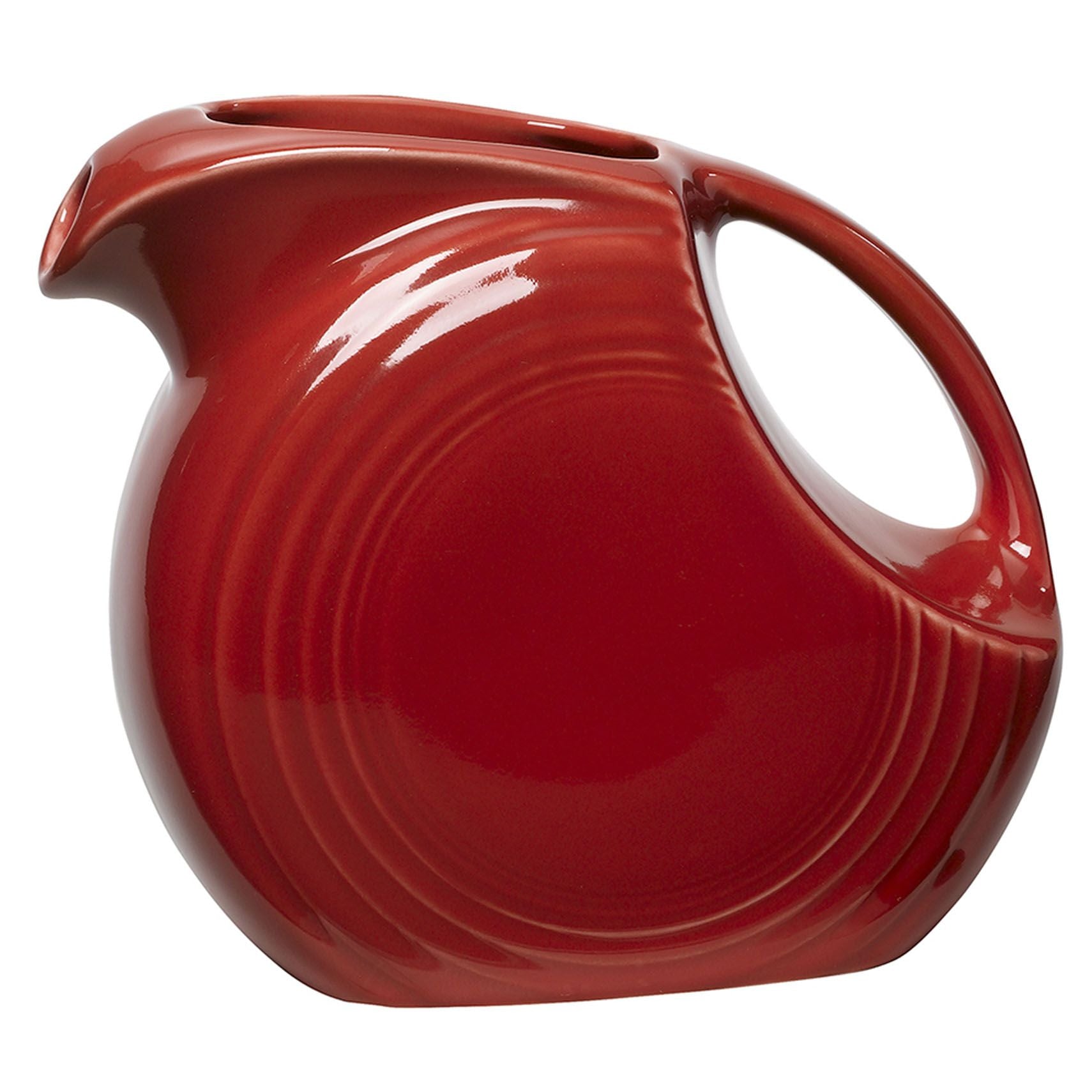  Fiesta Disk Large Pitcher - Scarlet - Bonton