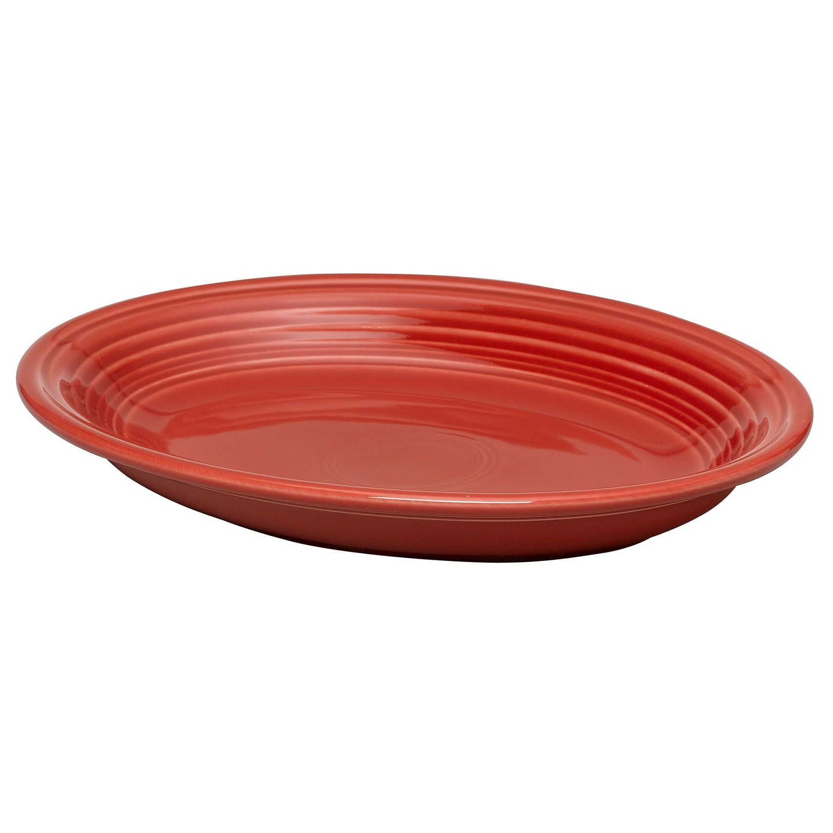  Fiesta Oval Platter - Scarlet - Bonton