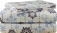 Cotton Luxury Flannel Solid & Print Sheet Sets