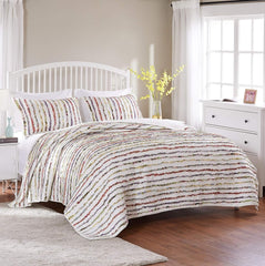 Bella Ruffle Shabby Chic Quilt Set