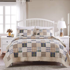 Oxford Reversible Quilt Set