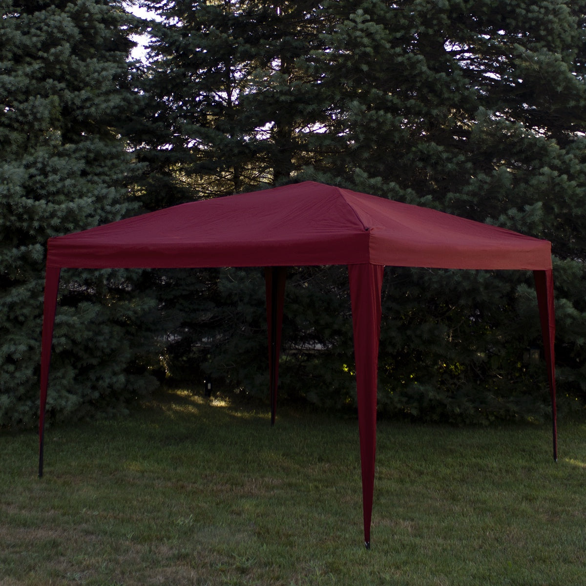  Northlight 10' X 10' Burgundy Pop-Up Outdoor Canopy Gazebo - Burgundy - Bonton