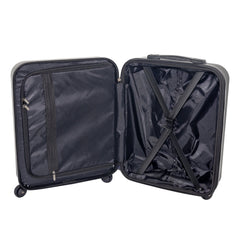 Geoffrey Beene Puffer Hardside 2 Pc Luggage Set, Black