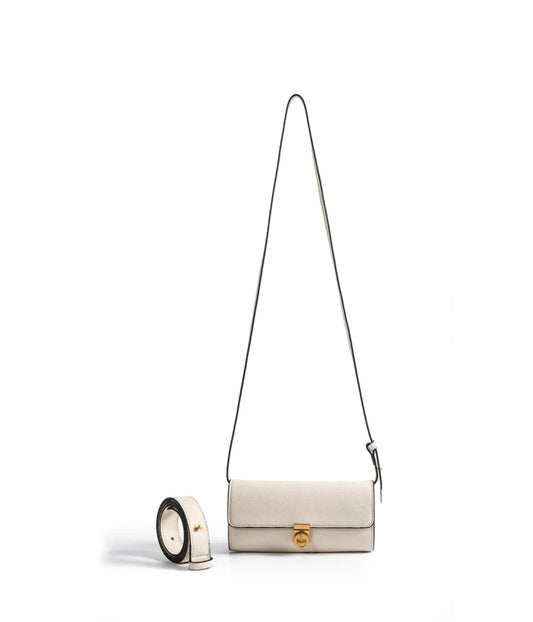 Aria 3-way Convertible Belt Crossbody Pencil Bag White