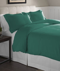 Solid & Print Flannel Duvet Sets Savannah