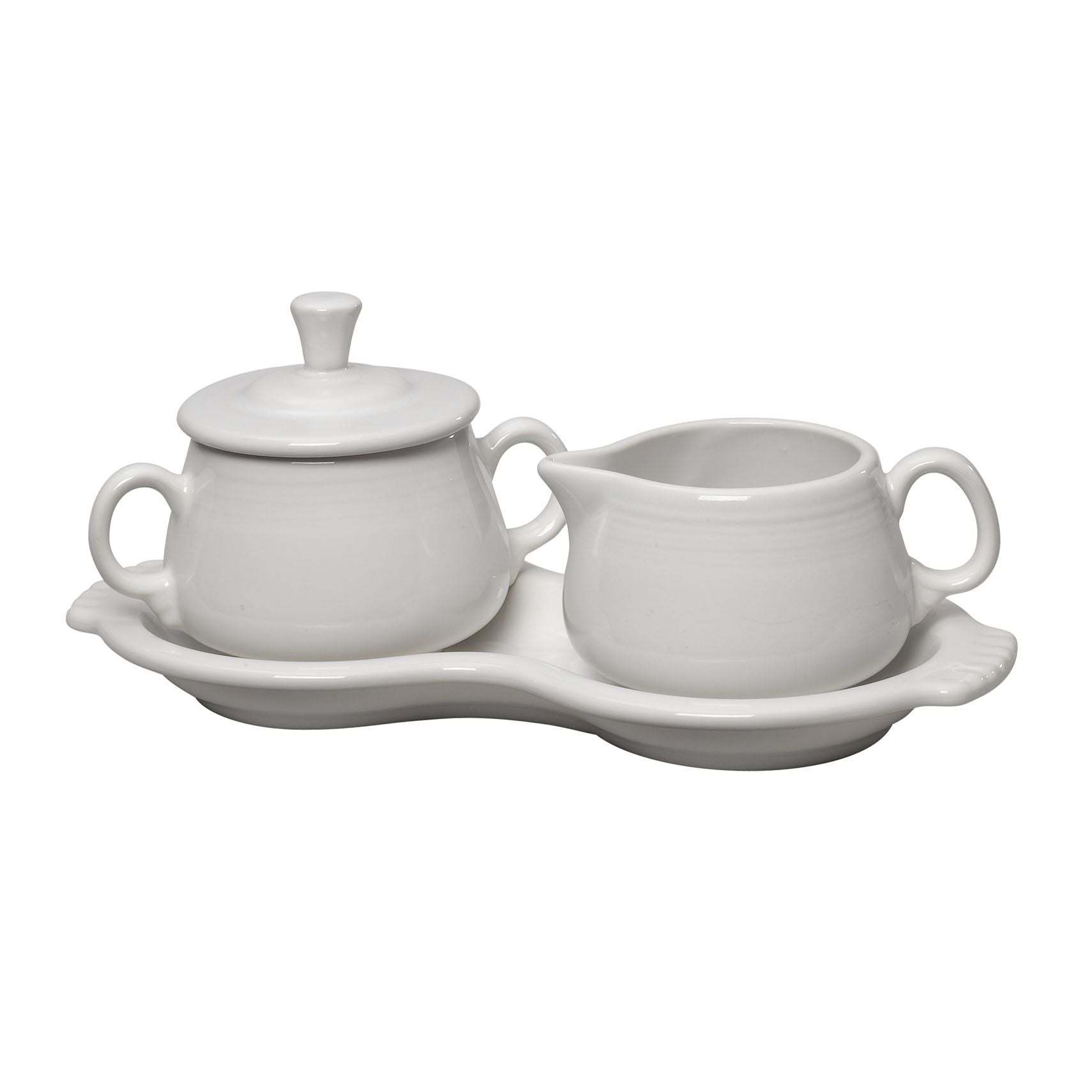  Fiesta Sugar & Creamer Tray Set - Sunflower - Bonton