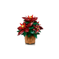 LEGO® Icons Poinsettia Plant Decor Building Set 10370