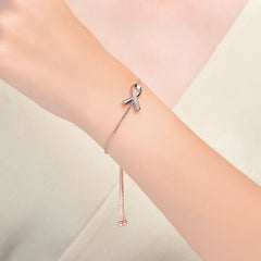 Stunning Teens/Young Adults 18K Rose Gold Plated Infinity Love Adjustable Bracelet