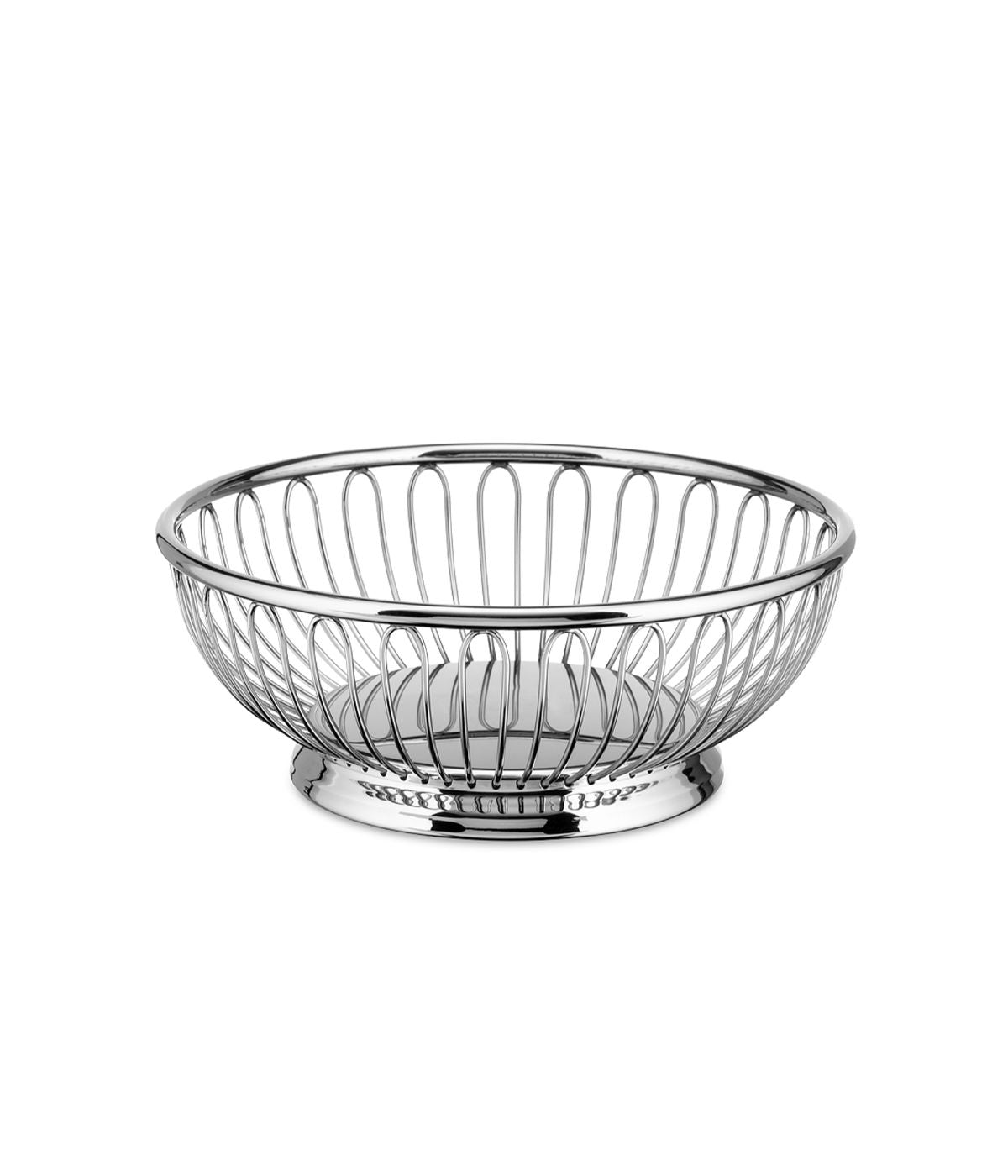  Alessi Round Wire Basket - Silver - Bonton