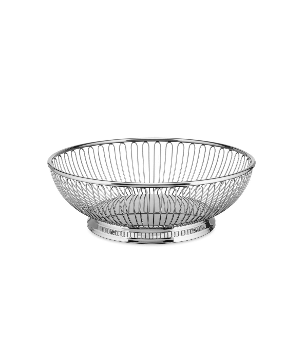  Alessi Round Wire Basket - Silver - Bonton