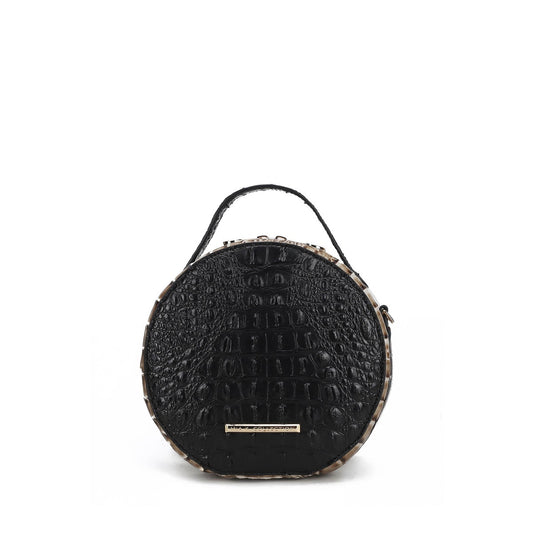 Ynnari Croc Round Crossbody Bag