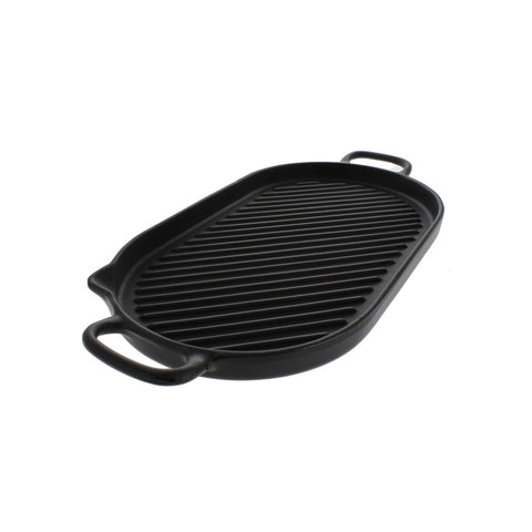Oval French Cast Iron Grill, 14-Inch