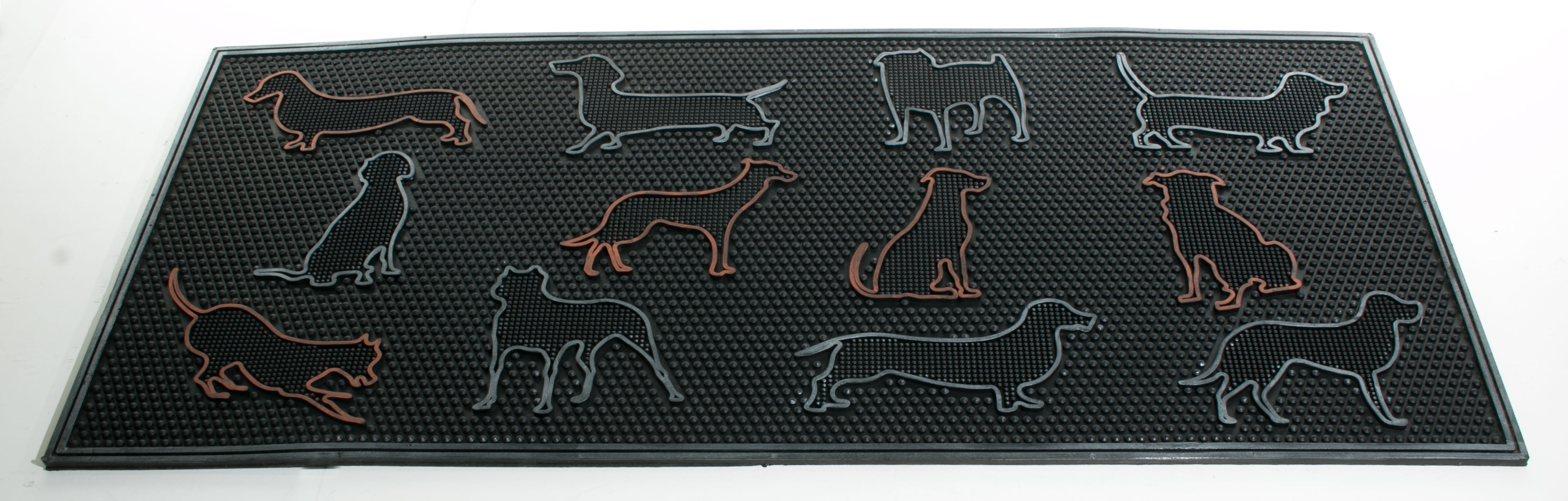  Imports Decor Colored Dogs Doormat - N/A - Bonton