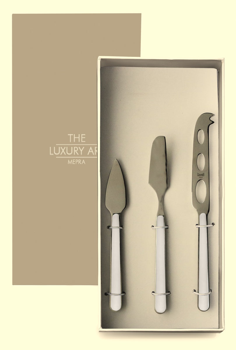  Mepra Fantasia Cheese Knives - Turtle-Dove - Bonton