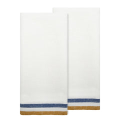 Normandy White - Tea Towels 20x30 - Set of 2