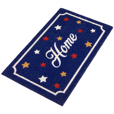 Blue Coir "Home" Americana Outdoor Doormat 18" X 30"