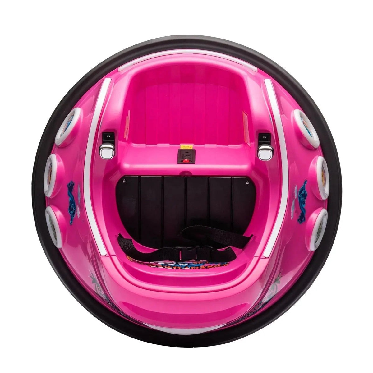  Freddo 12V Freddo Bumper Car 1 Seater Ride on for Kids - Pink - Bonton