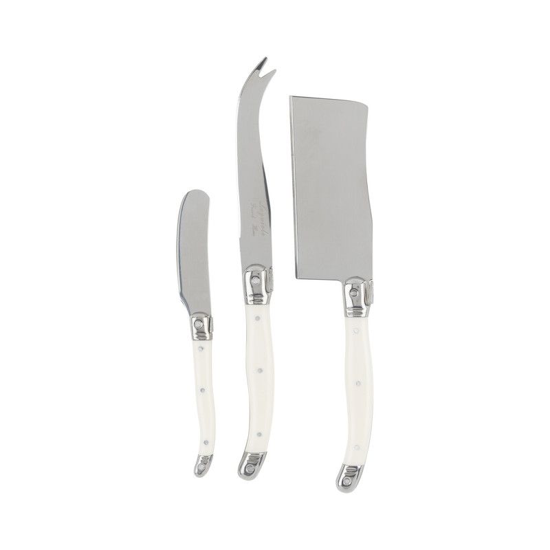  French Home Laguiole Cheese Knife Set - Ivory - Bonton