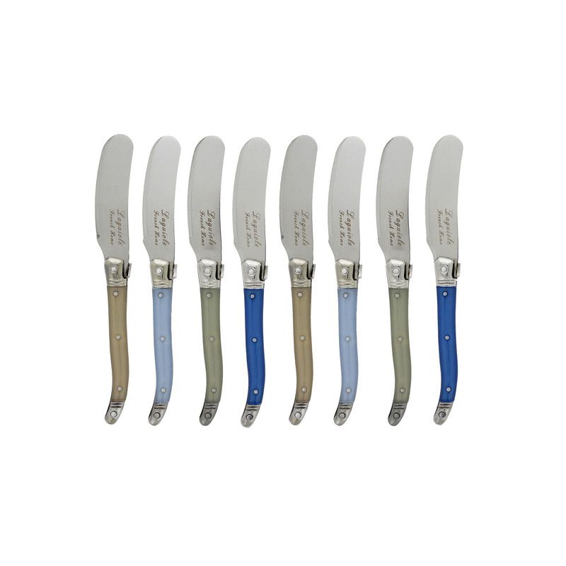  French Home Laguiole Spreaders Set - Blues and Cream - Bonton