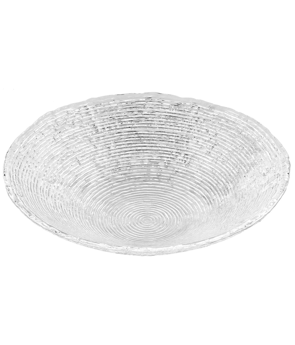  Noritake Hammock Glass Round Bowl - Clear - Bonton