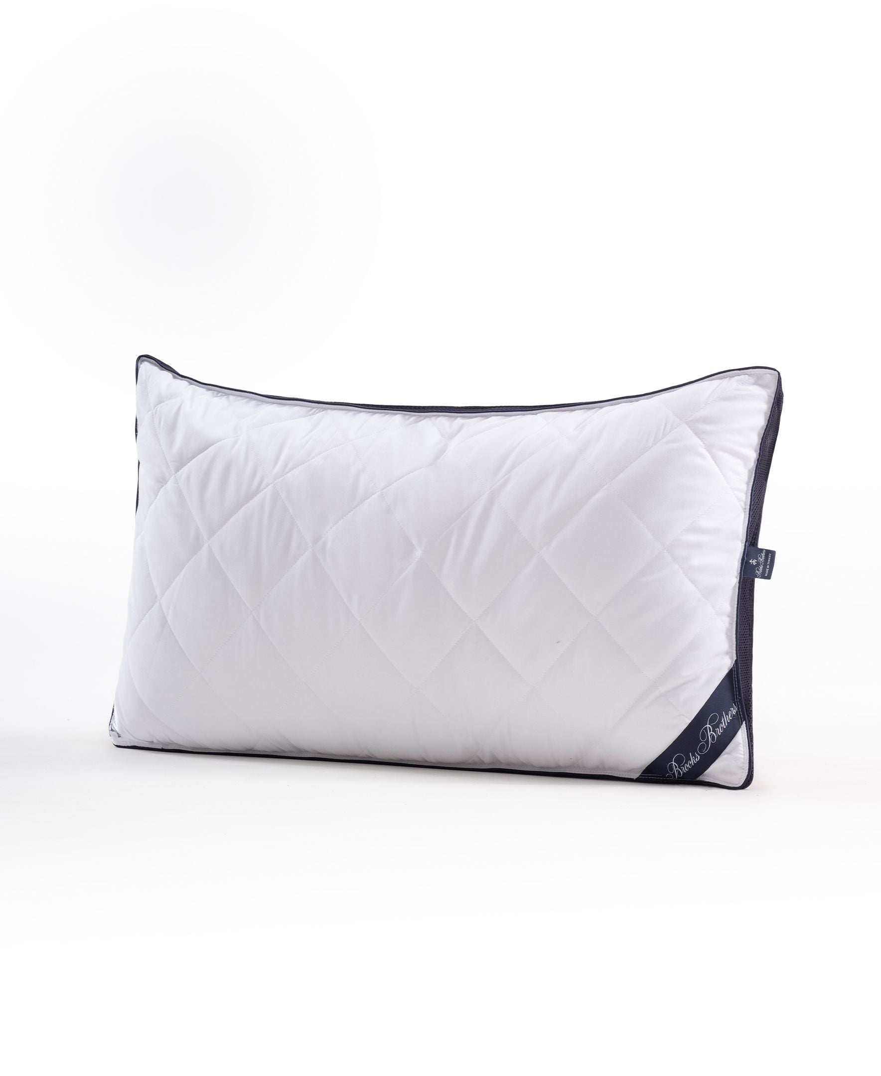  Brooks Brothers Climate Pillow with Microgel Filling - White - Bonton