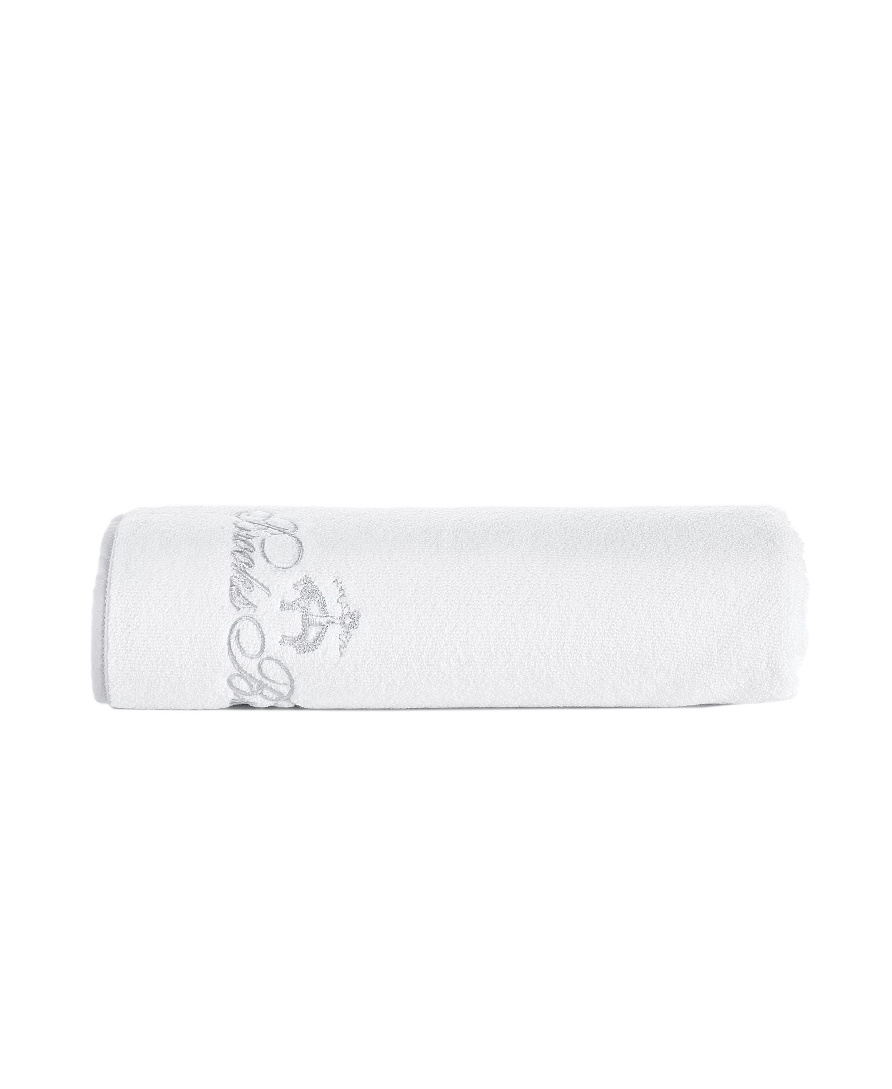  Brooks Brothers Contrast Frame Bath Towel - White - Bonton