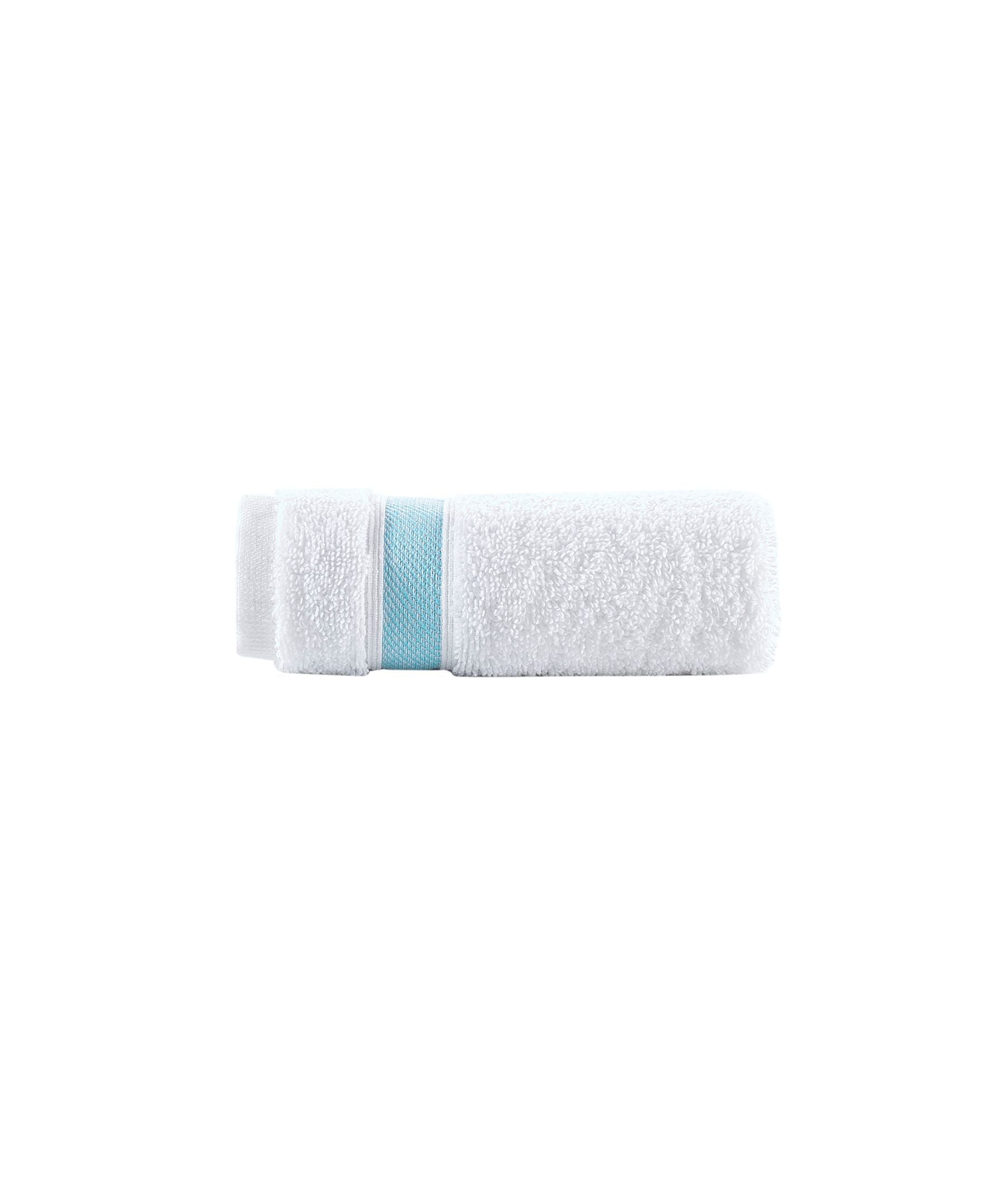  Brooks Brothers Ottoman Rolls Wash Towel - Sea Glass - Bonton