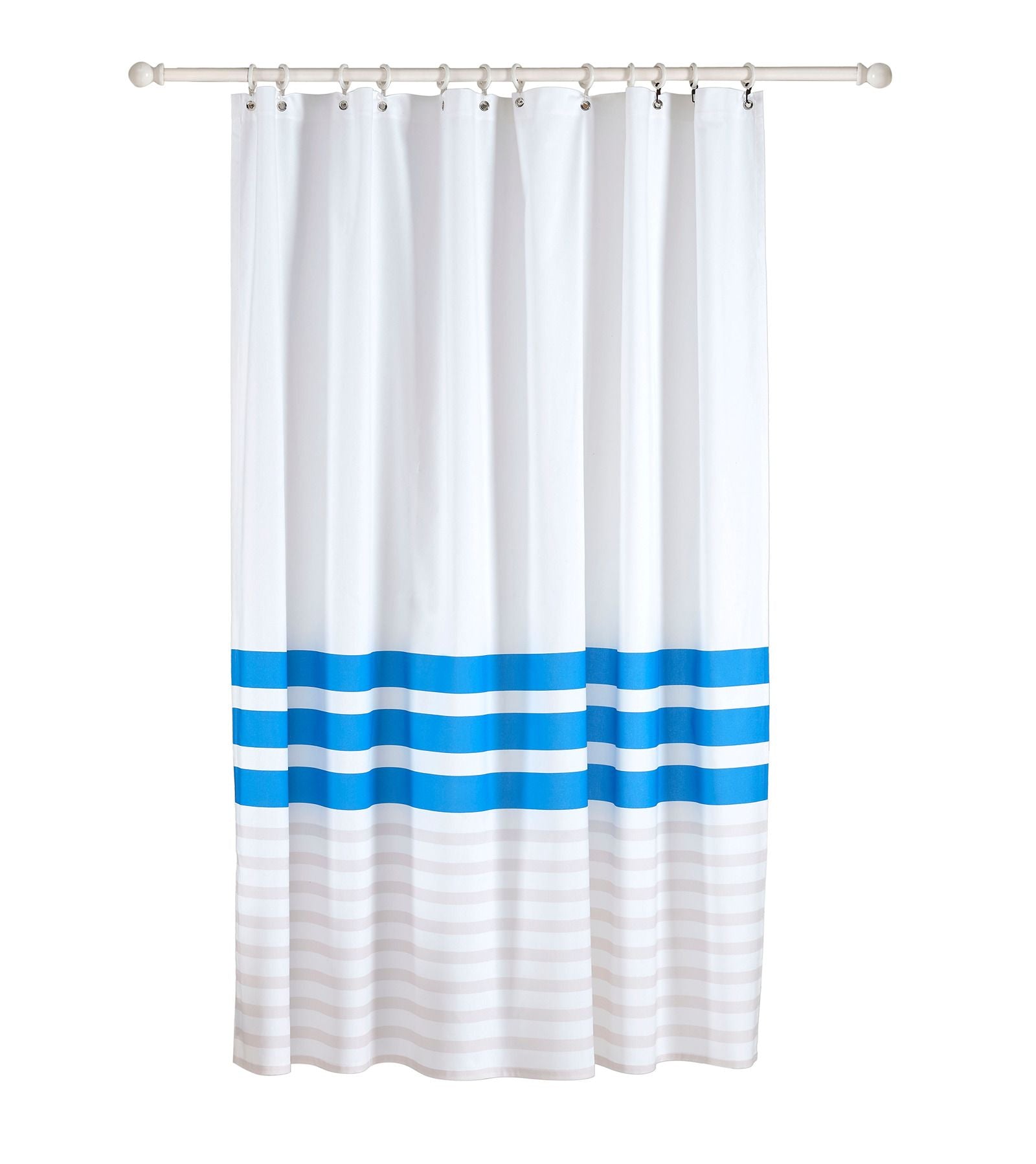  Brooks Brothers Pesthemal Shower Curtains - Blue - Bonton