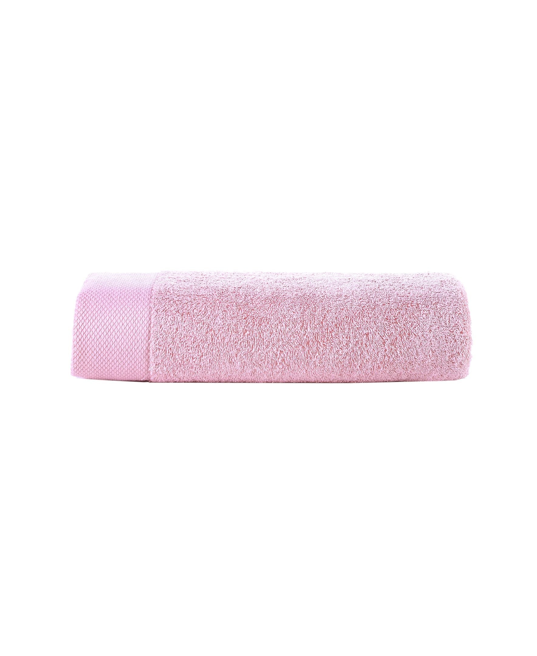  Brooks Brothers Solid Signature Bath Towel - Pink - Bonton