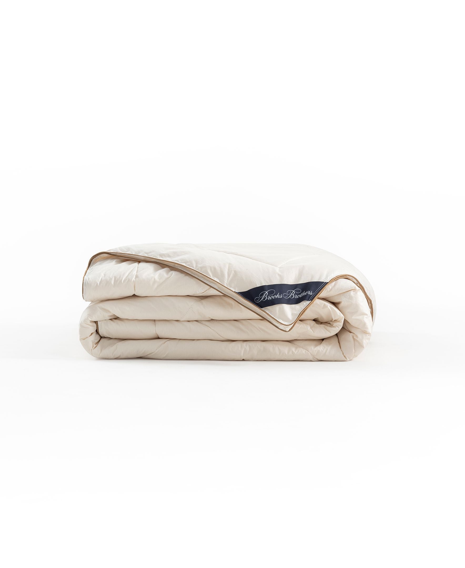  Brooks Brothers Wool Quilt - Cream - Bonton