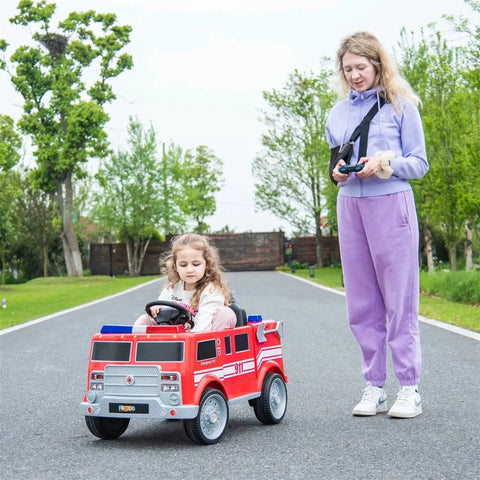 12V Freddo Fire Truck 1 Seater Ride On