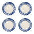  Spode Blue Italian Brocato Salad Plate Set of 4 - Blue - Bonton