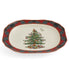  Spode Christmas Tree Tartan Rectangular Platter - White - Bonton