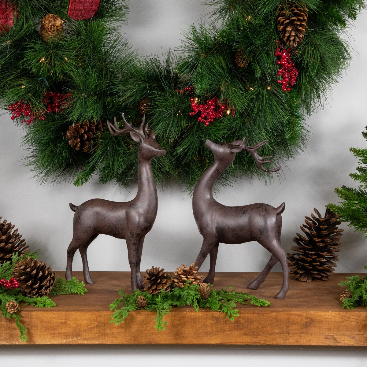  Northlight Standing Deer Christmas Decorations - 14