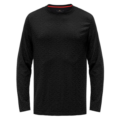 PERFECT TIMING LS T-SHIRT - CENTURY PENTHOUSE BLACK