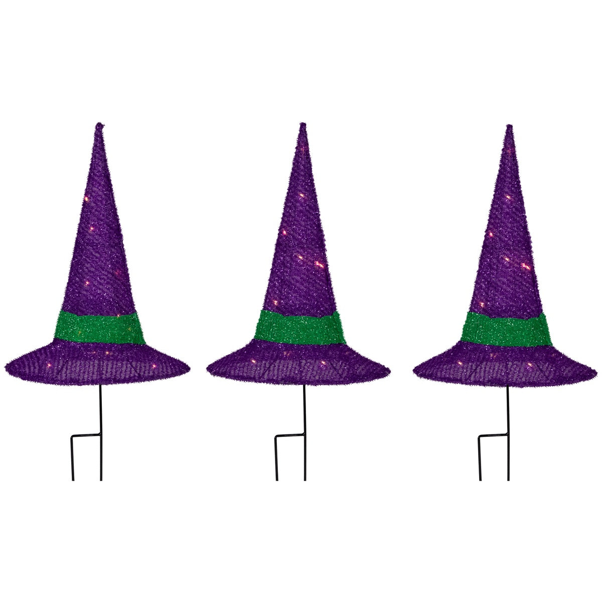  Northlight LED Lighted Witches Hat Outdoor Halloween Pathway Markers - 14