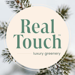 Real Touch™? Pre-Lit Noble Fir With Berries Artificial Christmas Wreath - 24" - Clear Lights