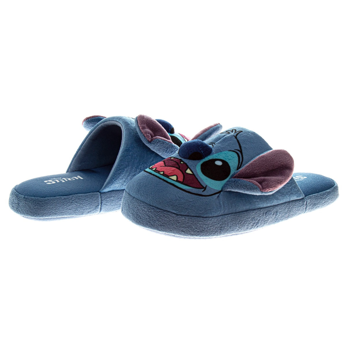  Josmo Disney Lilo and Stitch Slippers for Girls - Stitch Plush Warm Soft Aline Comfy Lightweight House Shoes - 6-May - Bonton