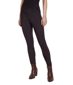 HI Waist Suede Legging Black