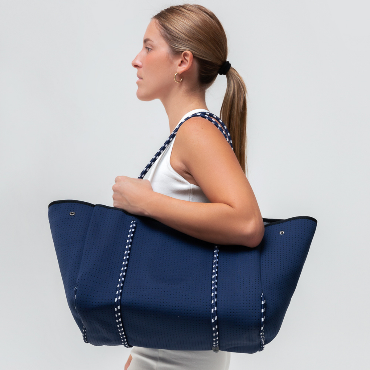  Pop Ups Brand Everyday Tote Deep Blue - Default Title - Bonton